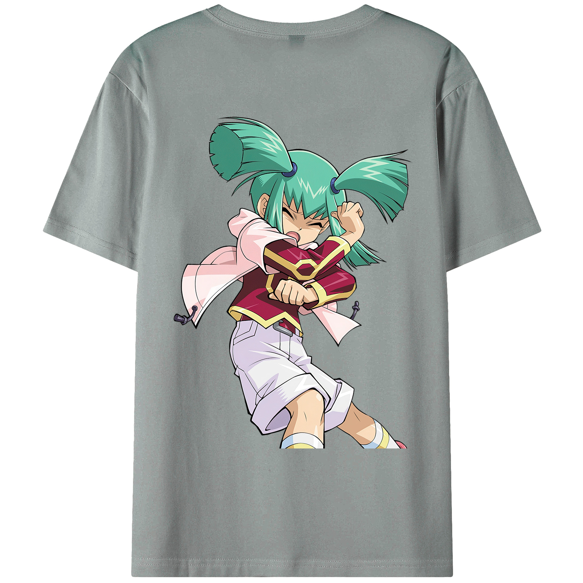 （画像用） 遊☆戯☆王 Yu-Gi-Oh! 綿100％ メンズ半袖Tシャツ（バックプリント） 通気性